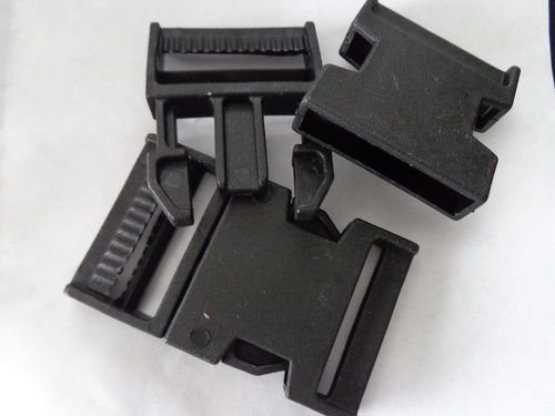 Steckschnallen-Klickverschluss schwarz,40 mm breit