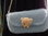 Kleine gefilzte (Kinder)Tasche mit Kettenhenkel hellblau und Bärenkopf