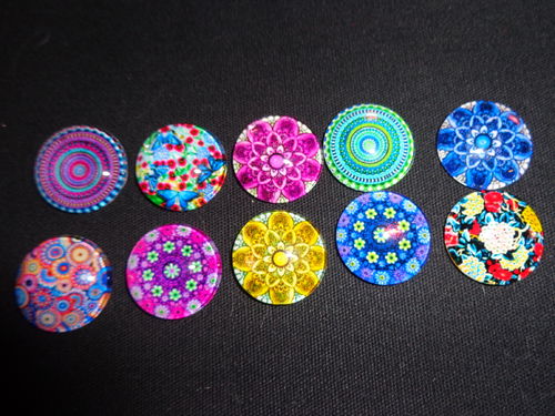 cabochons round ass.col.