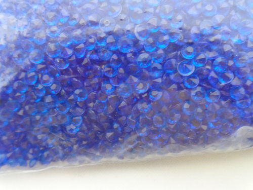 Acryl-"Diamanten" royalblau, Ø 4,5mm